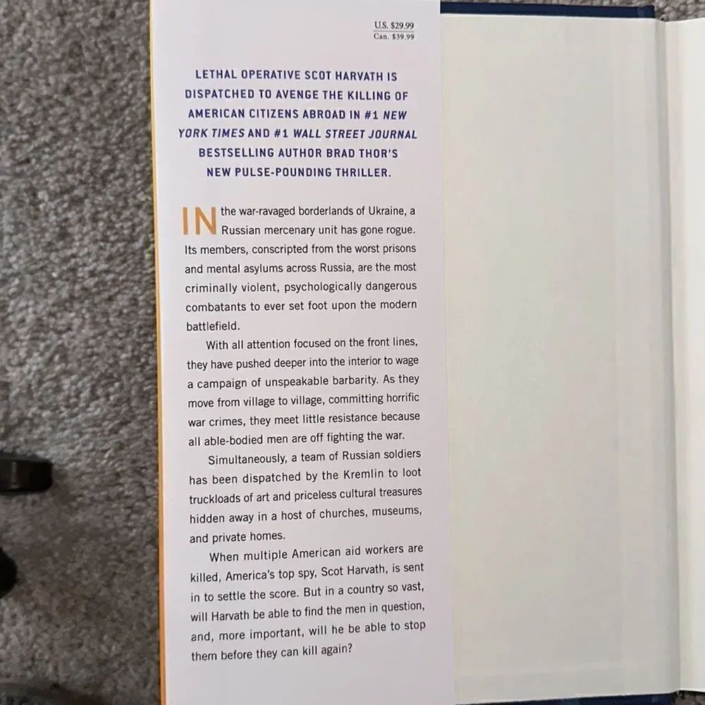 “Dead Fall” hardback by Brad Thor! - Picture 3 of 8